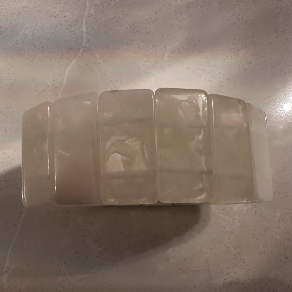 Brand New White Acetate Bracelet